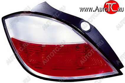 4 199 р. Левый фонарь DEPO  Opel Astra  H (2004-2007) хэтчбек 5дв дорестайлинг  с доставкой в г. Керчь