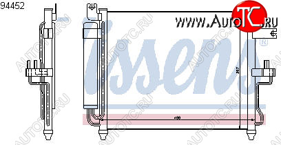 3 699 р. ACCENT КОНДЕНСАТОР КОНДИЦ MT BODYPARTS hnacc00-930  с доставкой в г. Керчь