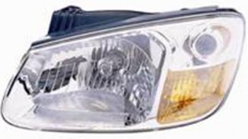 Левая фара (c электрокорректором) DEPO KIA Cerato  1 LD (2005-2008) седан рестайлинг