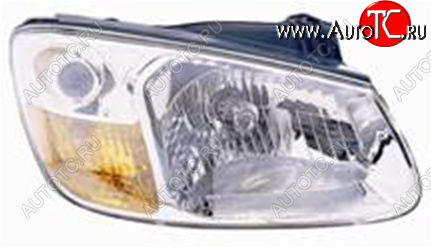 8 999 р. Правая фара (c электрокорректором) DEPO  KIA Cerato  1 LD (2003-2007) седан дорестайлинг  с доставкой в г. Керчь