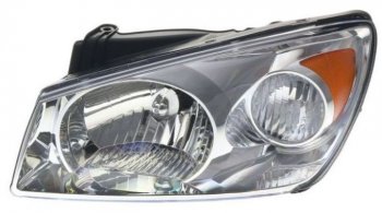 Левая фара (c электрокорректором) DEPO KIA Cerato  1 LD (2003-2007) седан дорестайлинг
