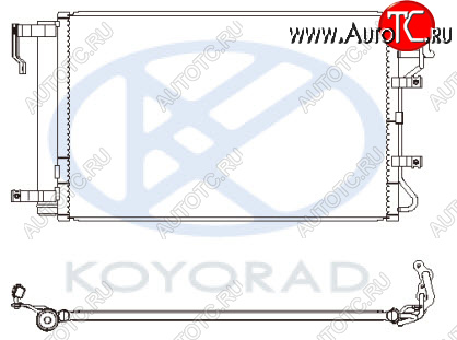 5 849 р. CERATO КОНДЕНСАТОР КОНДИЦ (KOYO) KOYORAD kacet04-932  с доставкой в г. Керчь