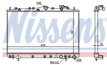 SONATA РАДИАТОР ОХЛАЖДЕН 1.8 2 3 MT BODYPARTS hnson91-912