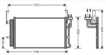 SANTA FE КОНДЕНСАТОР КОНДИЦ BODYPARTS hnsfe01-930
