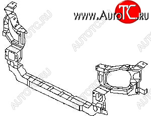 4 299 р. SONATA СУППОРТ РАДИАТОРА НИЖН (Тайвань) TYG hnson02-380  с доставкой в г. Керчь