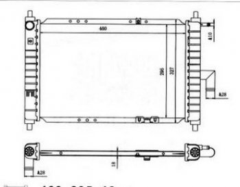 MATIZ 01- РАДИАТОР ОХЛАЖДЕН MT BODYPARTS dwmiz01-910