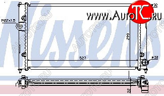 4 199 р. CADDY {INCA} РАДИАТОР ОХЛАЖДЕН (NISSENS) (NRF) (GERI) (см.каталог) NISSENS vwcad95-910  с доставкой в г. Керчь
