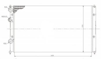 POLO CLASSIC РАДИАТОР ОХЛАЖДЕН (см.каталог) BODYPARTS vwplc96-915