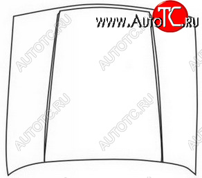 2 499 р. 440 (460) КАПОТ BODYPARTS vv44091-330  с доставкой в г. Керчь