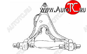 4 099 р. S70 {V70 97-02850 91-96} РЫЧАГ ПЕРЕДН ПОДВЕСКИ ЛЕВ НИЖН С ТУРБО (Тайвань) SH vvs7097-811-l  с доставкой в г. Керчь