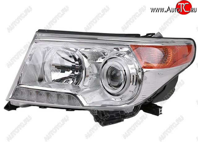 8 999 р. Левая фара (с электрокорректором, ксенон) BODYPARTS  Toyota Land Cruiser  200 (2012-2015) 1-ый рестайлинг  с доставкой в г. Керчь