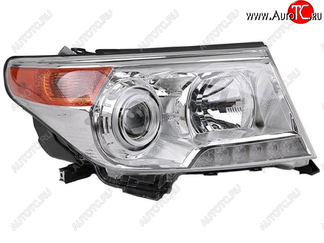 8 999 р. Правая фара (с электрокорректором, ксенон) BODYPARTS Toyota Land Cruiser 200 1-ый рестайлинг (2012-2015)  с доставкой в г. Керчь