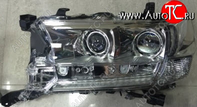 58 999 р. Левая фара (с светодиод. модулем, линзован) BodyParts  Toyota Land Cruiser  200 (2015-2021) 2-ой рестайлинг  с доставкой в г. Керчь