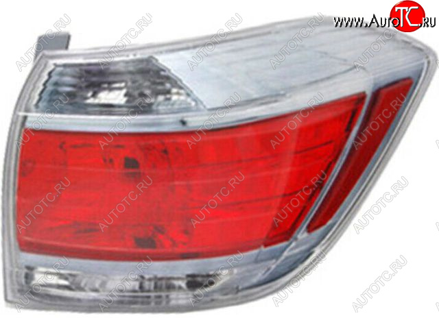 6 549 р. Правый фонарь BODYPARTS Toyota Highlander XU40 рестайлинг (2010-2013)  с доставкой в г. Керчь