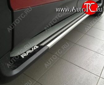 8 749 р. RAV4 ПОРОГ-ПОДНОЖКА Л+П (КОМПЛЕКТ) BODYPARTS tyrv413-4a0-n  с доставкой в г. Керчь