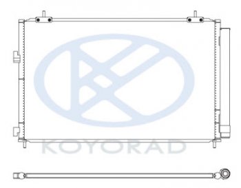 13 949 р. RAV4 КОНДЕНСАТОР КОНДИЦ (KOYO) KOYORAD tyrv413-930  с доставкой в г. Керчь. Увеличить фотографию 1