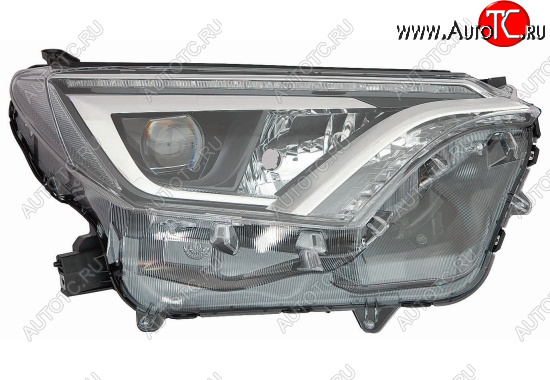 42 799 р. Правая фара (с электрокорректором, диодная) DEPO Toyota RAV4 XA40 5 дв. рестайлинг (2015-2019)  с доставкой в г. Керчь