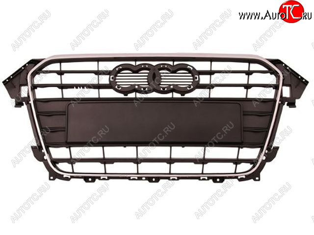 9 299 р. AUDI A4 РЕШЕТКА РАДИАТОРА СЕРЕБРИСТ С ХРОМ МОЛДИНГ (Тайвань) TYG ai0a412-100  с доставкой в г. Керчь