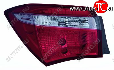 7 349 р. Левый фонарь DEPO Toyota Corolla E180 дорестайлинг (2013-2016)  с доставкой в г. Керчь