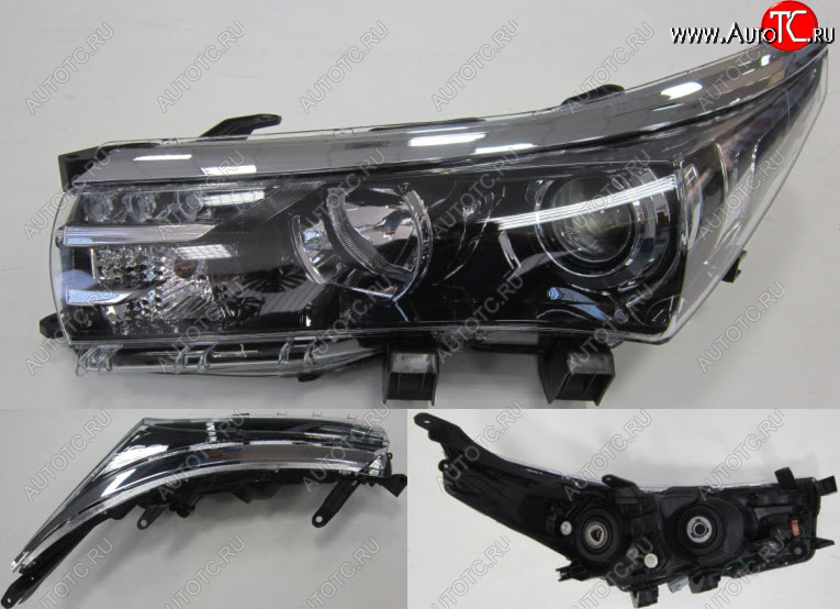 11 999 р. Левая фара (с электрокорректором, диодная) BODYPARTS  Toyota Corolla  E180 (2013-2016) дорестайлинг  с доставкой в г. Керчь