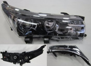 Правая фара (с электрокорректором, диодная) BODYPARTS Toyota Corolla  E180 (2013-2016) дорестайлинг