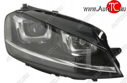 18 999 р. Правая фара (с электрокорректором, ксенон) BodyParts Volkswagen Golf 7 дорестайлинг, хэтчбэк 5 дв. (2012-2017)  с доставкой в г. Керчь