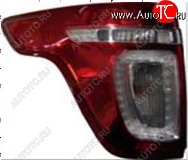 24 749 р. Левый фонарь (диодная) DEPO  Ford Explorer  U502 (2010-2016) дорестайлинг  с доставкой в г. Керчь