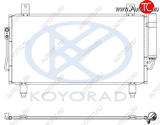 12 599 р. OUTLANDER КОНДЕНСАТОР КОНДИЦ (KOYO) KOYORAD mbotl13-930  с доставкой в г. Керчь