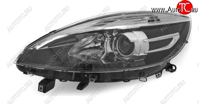 0 р. Левая фара (под корректор) DEPO  Renault Scenic  3 (2012-2016) рестайлинг  с доставкой в г. Керчь