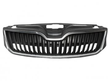 Решетка радиатора (пр-во Китай) BODYPARTS Skoda Rapid NH1 хэтчбэк дорестайлинг (2012-2017) (молдинг хром)