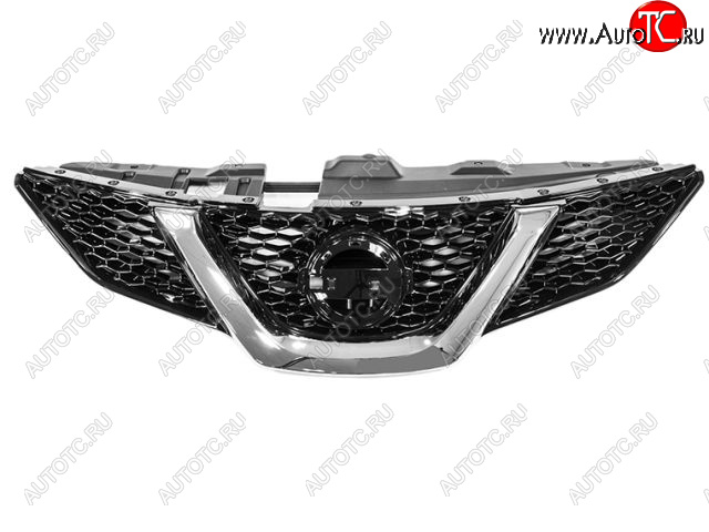 3 899 р. QASHQAI (ШИРОКАЯ, ДЛЯ КИТАЯ! См ФОТО ) РЕШЕТКА РАДИАТОРА (Китай) BODYPARTS nnqas14-100  с доставкой в г. Керчь