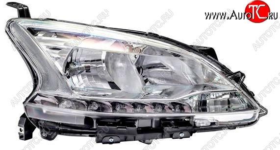 21 649 р. Правая фара (диодная) DEPO Nissan Sentra 7 B17 (2014-2017)  с доставкой в г. Керчь