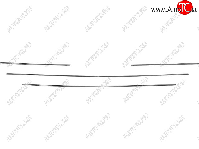 829 р. 408 МОЛДИНГ РЕШЕТКИ БАМПЕРА (4 шт) ХРОМ (Китай) BODYPARTS pg40812-1d0  с доставкой в г. Керчь