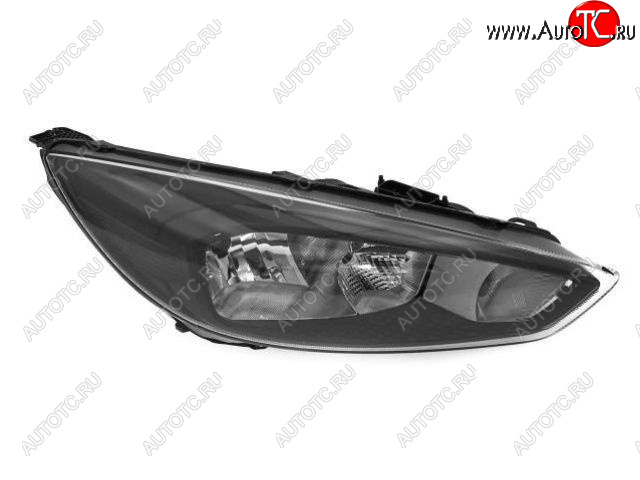 10 449 р. Правая фара (c электрокорректором) DEPO Ford Focus 3 седан рестайлинг (2014-2019)  с доставкой в г. Керчь