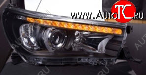 39 899 р. HILUX ФАРА Л+П (КОМПЛЕКТ) ЛИНЗОВАН , П КОРРЕКТОР , ДИОД , С БЕГУЩИЙ УК.ПОВОР , ВНУТРИ ЧЕРН ТЮНИНГ (SONAR) SONAR tyhix15-003-n  с доставкой в г. Керчь