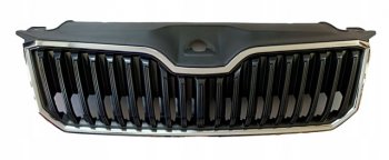 Решетка радиатора (пр-во Китай) BODYPARTS Skoda Superb B8 (3V) лифтбэк дорестайлинг (2015-2019) (молдинг хром)