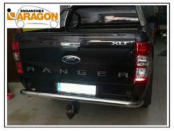 7 349 р. ТСУ для FORD Ranger с бамп. 2012-2019, Тип шара: Горизонтальный, условно-съемный (лебединая шея) (A)  Форд Ранджер Aragon e2015ca  с доставкой в г. Керчь. Увеличить фотографию 1