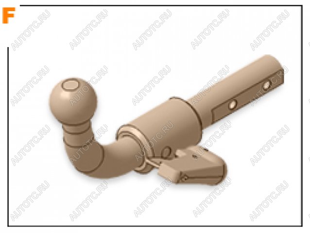 6 449 р. ТСУ для CITROEN C3 II (A51) 2010-2012, CITROEN DS3 2010-, DS_AUTOMOBILES DS3 2010-2018, Тип шара: Горизонтальный, легкосъемный (S)  Ситроен C3 Пикасс Aragon e1218cs  с доставкой в г. Керчь
