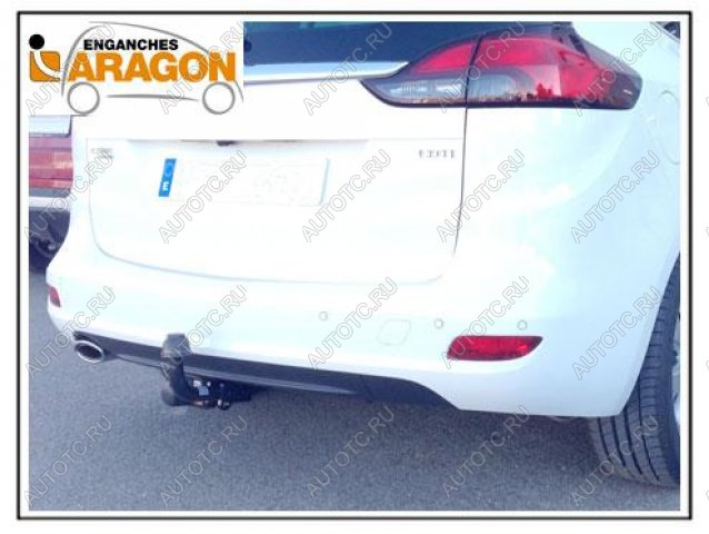 14 449 р. ТСУ для OPEL Zafira C Sports Tourer 2011-2018, Тип шара: Горизонтальный, условно-съемный (лебединая шея) (A)  Опель Зафира Aragon e4519ca  с доставкой в г. Керчь