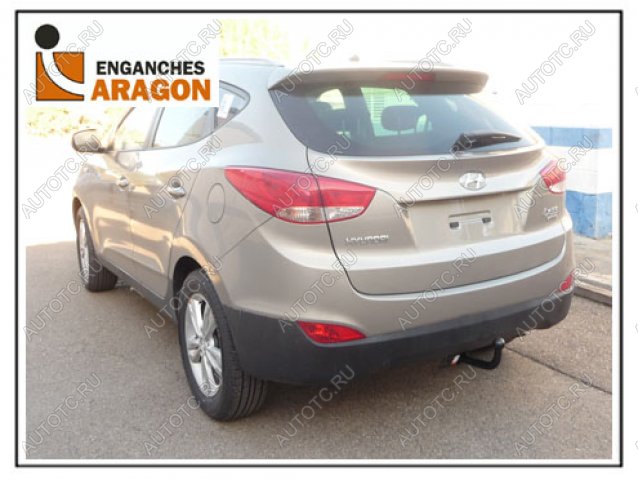 16 749 р. ТСУ для HYUNDAI ix35 2010-2015, Тип шара: Горизонтальный, условно-съемный (лебединая шея) (A)  Хендай ИХ35 Aragon e2514aa  с доставкой в г. Керчь