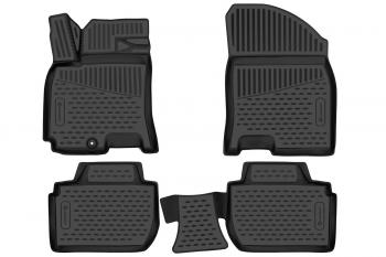 3 069 р. Коврики 3D в салон подходят для BAIC U5 2023-, 4шт. (полиуретан)  Ю5 Element element3dan0473210k  с доставкой в г. Керчь. Увеличить фотографию 1