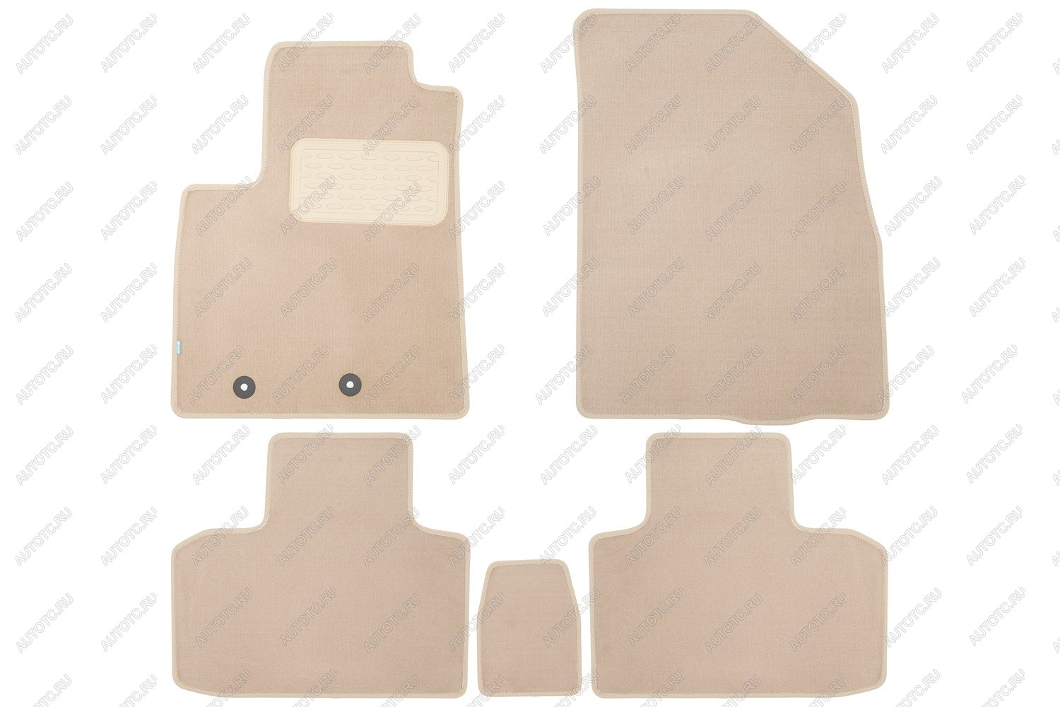 4 499 р. Коврики в салон Klever Premium DONG FENG Shine MAX 2022- сед., 5шт. (текстиль, бежевые)  Донг Фенг Шайн Макс  ДонгФенг Шайн Макс Klever klever0409600822112kh  с доставкой в г. Керчь