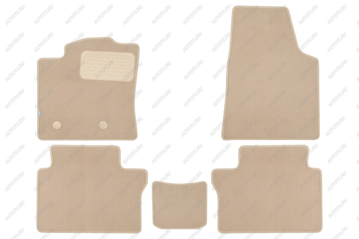 4 299 р. Коврики в салон Klever Premium FAW Bestune B70 2020- сед., 5шт. (текстиль, бежевые)  ФАВ Бестюн Б70 Klever klever0406201722112kh  с доставкой в г. Керчь