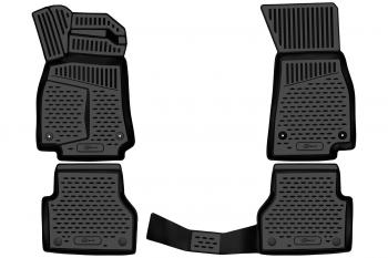 4 099 р. Коврики 3D в салон подходят для подходит для AUDI A6 (V(C8)), включая Allroad 2018-, универсал, 4шт. (ПУ, повышенная износостойкость)  Ауди А6 FORMAT format.3da58925210k  с доставкой в г. Керчь. Увеличить фотографию 1