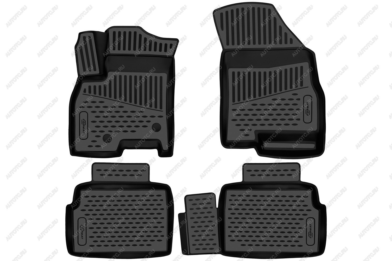 5 399 р. Коврики 3D в салон подходят для CHERY Tiggo 7 Pro (Elite, Luxury), 2020-, кросс, 4шт. (ПУ, повышенная износостойкость)  Черри Тигго 7 Про FORMAT format.3da0n009210k  с доставкой в г. Керчь
