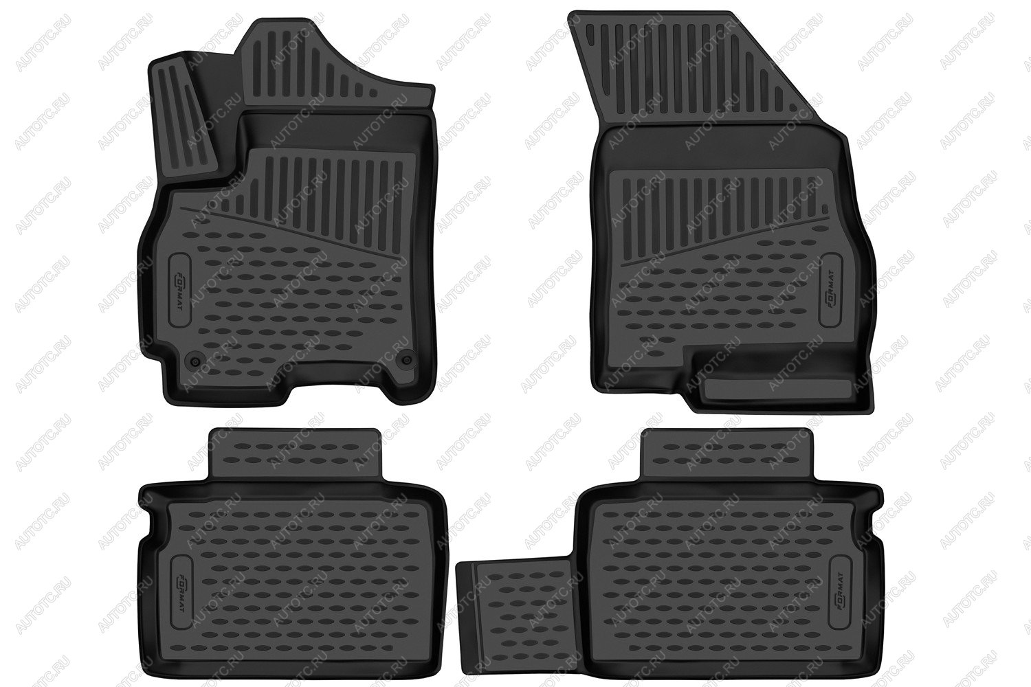 5 399 р. Коврики 3D в салон подходят для CHERY Tiggo 4 (I, Ir) 2017-  4 PRO 2020-, кросс, 4 шт. (ПУ, повышенная износостойкость)  Черри Тигго 4 Про FORMAT format.3da04948210  с доставкой в г. Керчь
