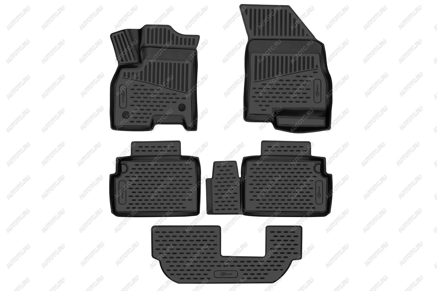 4 099 р. Коврики 3D в салон подходят для CHERY Tiggo 8 Pro, 2021-  8 Pro Max, 2022-, внед. 7 мест, 5 шт. (ПУ, повышенная износостойкость)  Черри Тигго 8 Про  FORMAT format.3da0n198210k  с доставкой в г. Керчь