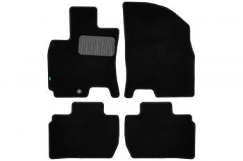 2 759 р. Коврики в салон Klever Standard BAIC U5 2023-, сед., 4шт. (текстиль)  Ю5  БАИК Ю5 Klever klever0212500101210kh  с доставкой в г. Керчь. Увеличить фотографию 1