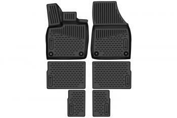 3 599 р. Коврики 3D в салон подходят для VOLKSWAGEN ID.6 (I) 2021-, 7 мест, 6шт. (полиуретан)  Фольксваген Ид.6 Element element3da67269210k  с доставкой в г. Керчь. Увеличить фотографию 1