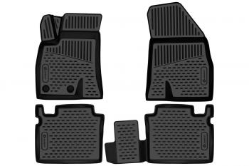 2 339 р. Коврики 3D в салон CHERY Arrizo 8 2022-, седан, 4шт. (полиуретан)  Черри Арризо 8 Element element3da70160210k  с доставкой в г. Керчь. Увеличить фотографию 1